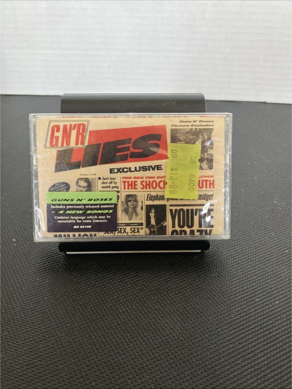 Rare Guns n' Roses “G n' R Lies” Cassette Tape - New / Sealed